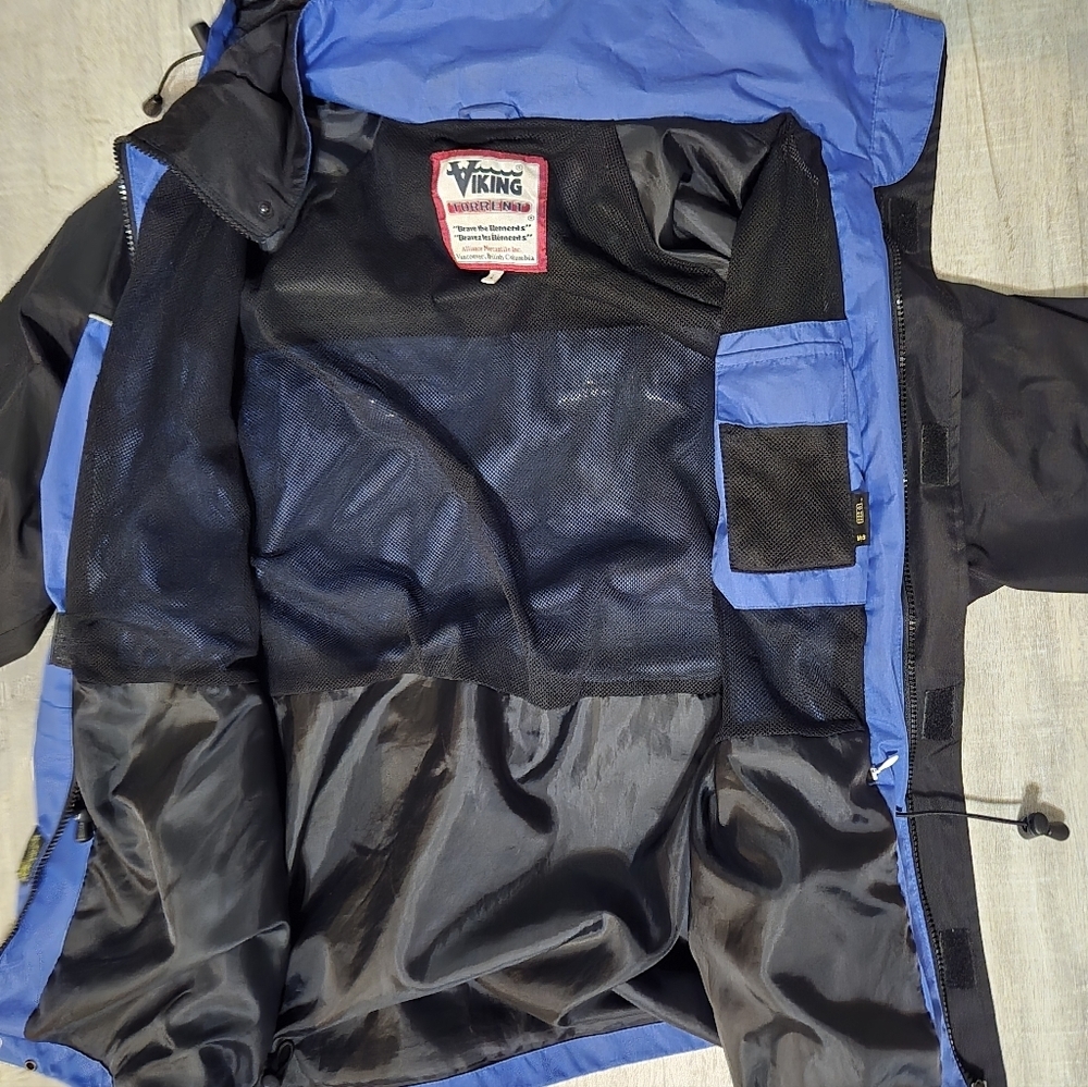 Viking Torrent II VTG Waterproof jacket, Blue/Black, Size L - Picture 6 of 8